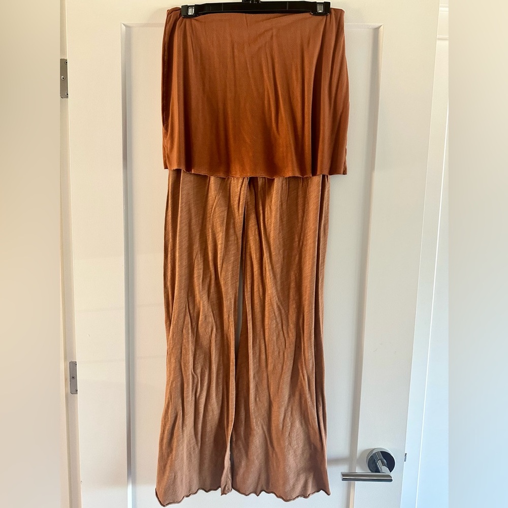 Donna M Palazzo Skirt Pant in Topaz - Large - Picture 4 of 5